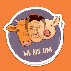 استیکر Vegetarians کد veg37
