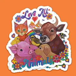 استیکر Vegetarians کد veg27