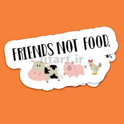 استیکر Vegetarians کد veg14