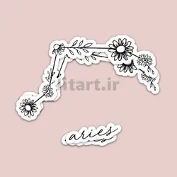 استیکر Floral کد fl36
