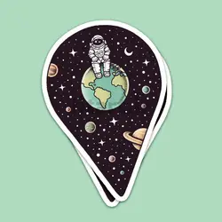 استیکر Space کد sc49