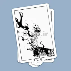 استیکر Black clover کد bc8