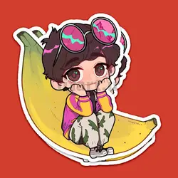 استیکر Banana fish کد bnf5