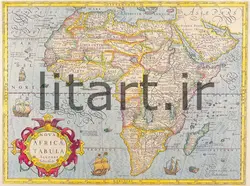 پوستر نقشه های قدیمی کد Map19