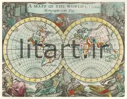 پوستر نقشه های قدیمی کد Map39