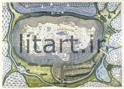 پوستر نقشه های قدیمی کد Map38