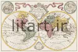 پوستر نقشه های قدیمی کد Map37