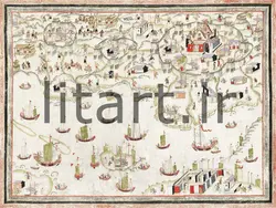 پوستر نقشه های قدیمی کد Map36