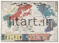 پوستر نقشه های قدیمی کد Map33