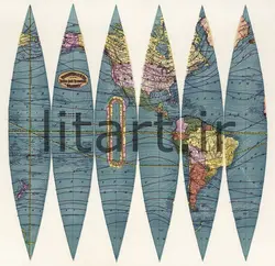 پوستر نقشه های قدیمی کد Map32