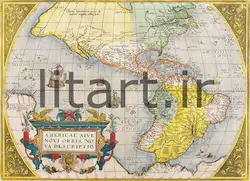 پوستر نقشه های قدیمی کد Map28