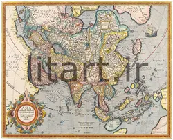 پوستر نقشه های قدیمی کد Map23