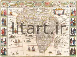 پوستر نقشه های قدیمی کد Map16