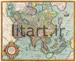 پوستر نقشه های قدیمی کد Map12