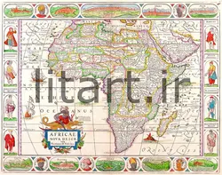 پوستر نقشه های قدیمی کد Map4