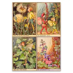 پک پوستر 4 عددی پری کد WSfairypack5