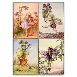 پک پوستر 4 عددی پری کد SUfairypack4