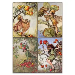 پک پوستر 4 عددی پری کد AUfairypack4