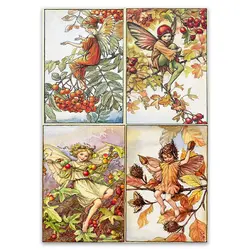 پک پوستر 4 عددی پری کد AUfairypack3