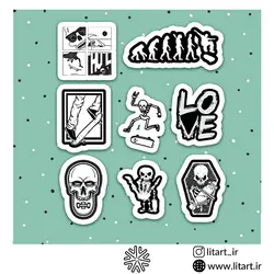 استیکرپک Dark کد cns27