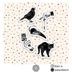 استیکرپک Dark کد cns10