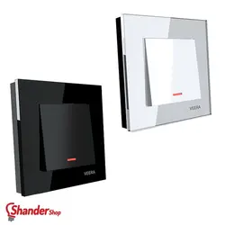 کلید تک پل ویرا الکتریک مدل کریستال