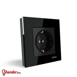 پریز ارت دار ویرا الکتریک مدل کریستال