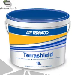 رنگ نمای ساختمان سفید تراشیلد - Terraco Terrashield - سطل 25 کیلویی