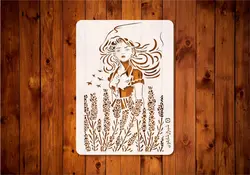 شابلون زن آرت دیجیتال کد T16A