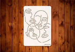 شابلون نقاشی کد t04c