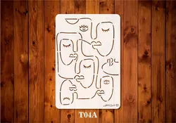 شابلون نقاشی کد t04a