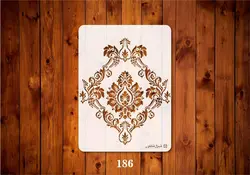 شابلون داماسک کد 186