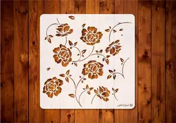 شابلون گل رز کد 311