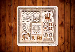 شابلون آینه کاری کد s55