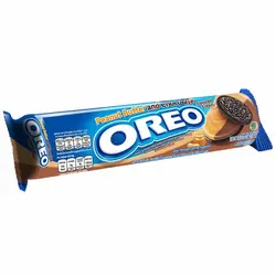 بیسکویت اوریو کره بادام زمینی و شکلات OREO وزن 120 گرم