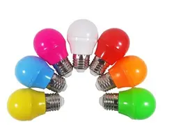 لامپ تخمه مرغی 3 وات رنگی