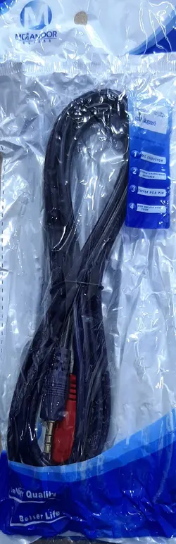 کابل 1 به 2 صدا اسپیکری / AUX 1 به 2 AV