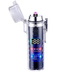 فندک الکترونیکی و چراغ قوه جت موبیکس مدل Double Arc