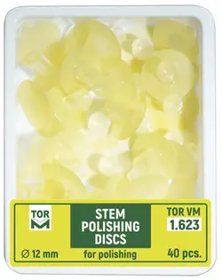 دیسک پرداخت بدون مرکز زردرنگ40عددی Torvm