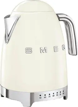 کتری برقی درجه دار اسمگ رنگ کرم مدل KLF04