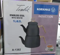 کتری و قوری تمام استیل کرکماز Korakmaz مدل A1382