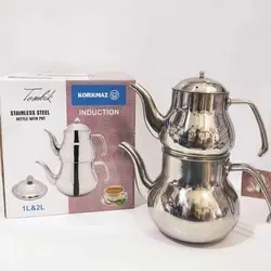 کتری و قوری تمام استیل کرکماز Korakmaz مدل A1382