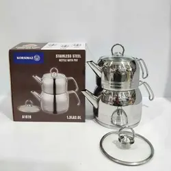 کتری و قوری تمام استیل کرکماز Korakmaz مدل A1619