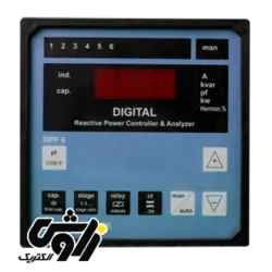 رگولاتور بانک خازنی 4 پله مدل RPF4 برند پارس الکترونیک غرب (پارس مت) Pars Electronic GH
