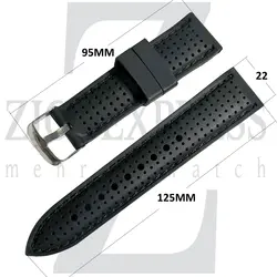 بند ساعت مچی سیلیکونی راگلان 22MM