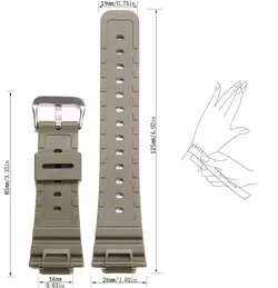 بند ساعت کاسیو مدل Dw-5300-1bvz
