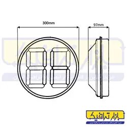 ثانیه شمار چراغ راهنمایی