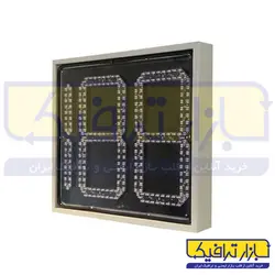 ثانیه شمار چراغ راهنمایی فلزی قابل نصب روی پایه