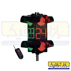 چراغ راهنمایی و ثانیه شمار چراغ راهنمایی