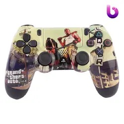 دسته بی سیم SONY PlayStation 4 DualShock 4 High Copy طرح GTA کد 1